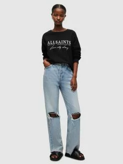 AllSaints Sweats Sweat-shirt RISTA Femme Noir 13 AllSaints Sweats Sweat-shirt RISTA Femme Noir -AllSaints Magasin D'usine 73a35146e8509fba4f14f452833d6a62