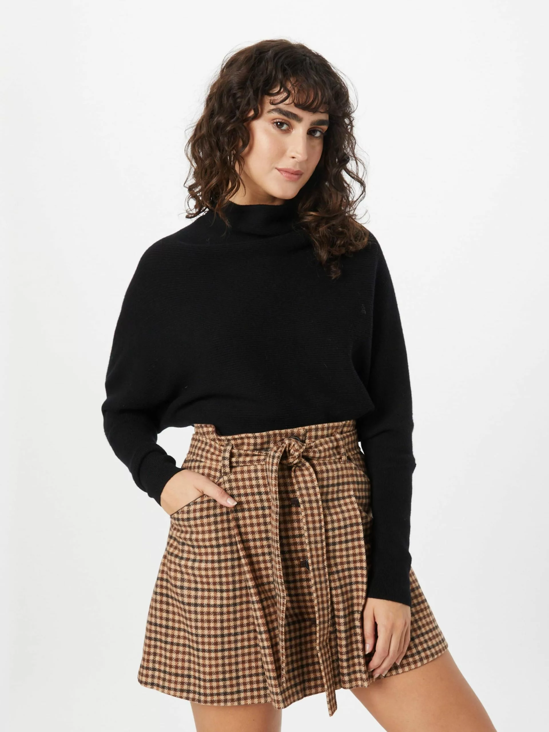 AllSaints Pulls Maille Fine Pull-over RIDLEY Femme Noir 5 AllSaints Pulls Maille Fine Pull-over RIDLEY Femme Noir – Image 3