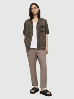 AllSaints Chemises Décontractées Fit Confort Chemise CAIMAN Homme Noir -AllSaints Magasin D'usine 7854b5ebc4f98a0c112d078f7059eac0