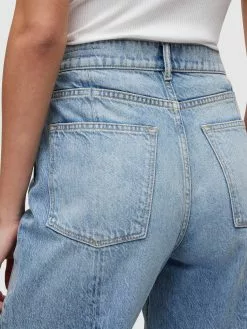 AllSaints Droits Regular Jean KYM Femme Bleu Clair -AllSaints Magasin D'usine 7a2e9dba6d6711cf46bb790a16568944