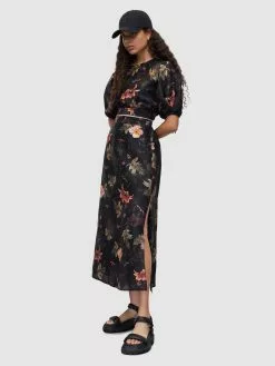 AllSaints Jupes Midi Jupe ASTA Femme Noir 12 AllSaints Jupes Midi Jupe ASTA Femme Noir -AllSaints Magasin D'usine 7acb97586b3b2f7974975f9287dab9c5