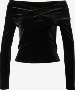 AllSaints T-shirts à Manches Longues T-shirt DELTA Femme Noir