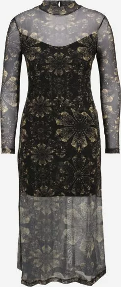 AllSaints Robes Midi Robe HANNA GLORIA Femme Noir