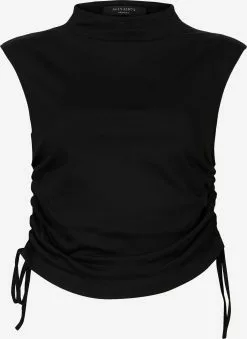 AllSaints Crop Tops Haut BETA Femme Noir