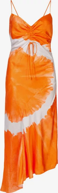 AllSaints Robes Midi Robe ALEXIA MARIANA Femme Orange