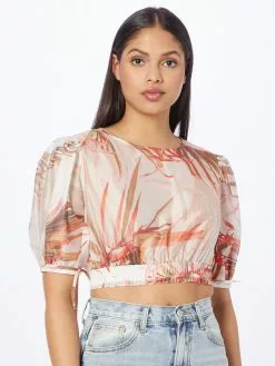 AllSaints Blouses à Manches Courtes Chemisier Astria Luar Femme Rose -AllSaints Magasin D'usine 8bb9454dd61ec1d417fb599135dfc822