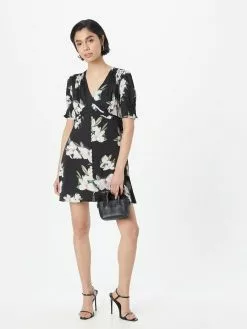 AllSaints Robes Fluides Robe-chemise Femme Noir -AllSaints Magasin D'usine 8ce829821e775b29f2619375470df742