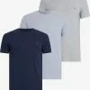 AllSaints T-shirts T-Shirt Tonic Homme Bleu Marine / Bleu Clair / Gris Chiné -AllSaints Magasin D'usine 90b70278851a5bb281d9eae8bda1bbfa