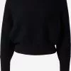 AllSaints Pulls Maille Fine Pull-over RIDLEY Femme Noir -AllSaints Magasin D'usine 90c8e35d96a2053a9e44553486102c20