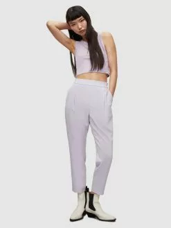 AllSaints Pantalons à Pinces Regular Pantalon à Pince ALEIDA Femme Lilas -AllSaints Magasin D'usine 90dca7e1cbed62a2f8d09b901cccb2a1