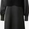 AllSaints Robes Midi Robe ZOEY Femme Noir -AllSaints Magasin D'usine 90dd9f0616b09bfac373f055e20a910d