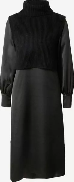 AllSaints Robes Midi Robe ZOEY Femme Noir