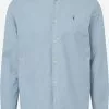 AllSaints Chemises Décontractées Coupe Regular Chemise HERMOSA Homme Bleu Clair -AllSaints Magasin D'usine 9362021f70def029d245e176286fa129