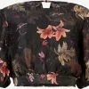 AllSaints Blouses à Manches Courtes Chemisier Femme Noir -AllSaints Magasin D'usine 94837bc312904a1ee1a1278b67b26475