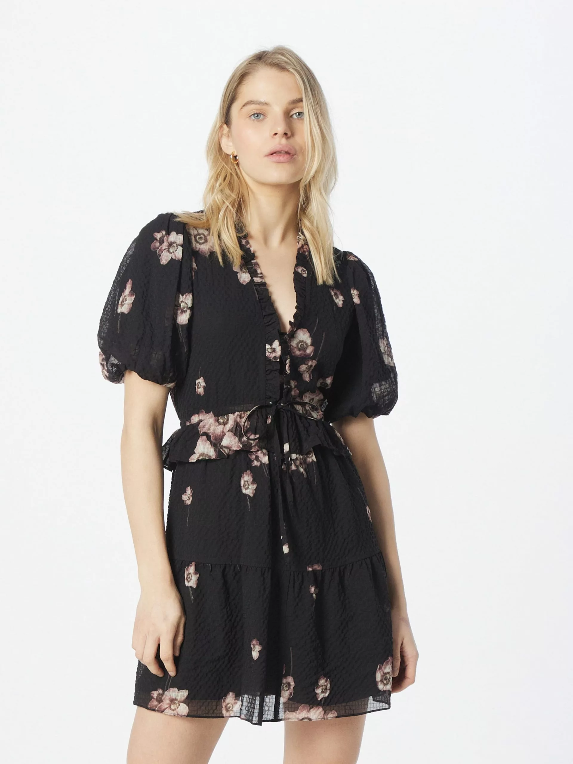 AllSaints Mini-robes Robe Femme Noir 5 AllSaints Mini-robes Robe Femme Noir – Image 3