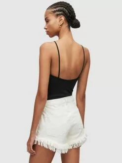 AllSaints T-shirts Et Polos Shirtbody SOFIA Femme Noir -AllSaints Magasin D'usine 9672d8877ce59e05c49d98fb4a00c8f7