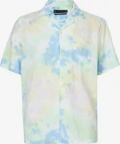 AllSaints Chemises Décontractées Coupe Regular Chemise PILAR Homme Vert Clair