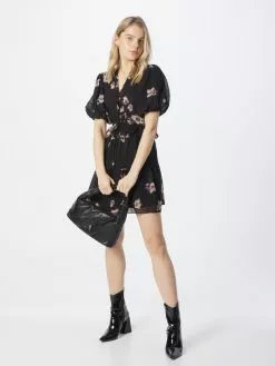 AllSaints Mini-robes Robe Femme Noir 11 AllSaints Mini-robes Robe Femme Noir -AllSaints Magasin D'usine 9b08c80ead0767c6bf4ad2dbf81d05ca