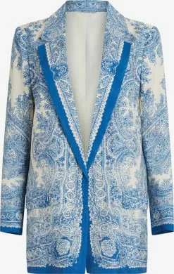 AllSaints Blazers Longs Blazer ALEIDA RAFAELA Femme Bleu / Bleu Ciel
