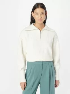 AllSaints Pulls à Col Roulé Pull-over VIOLA Femme Blanc -AllSaints Magasin D'usine 9f5171d5b0536a319b0089021886bc1a