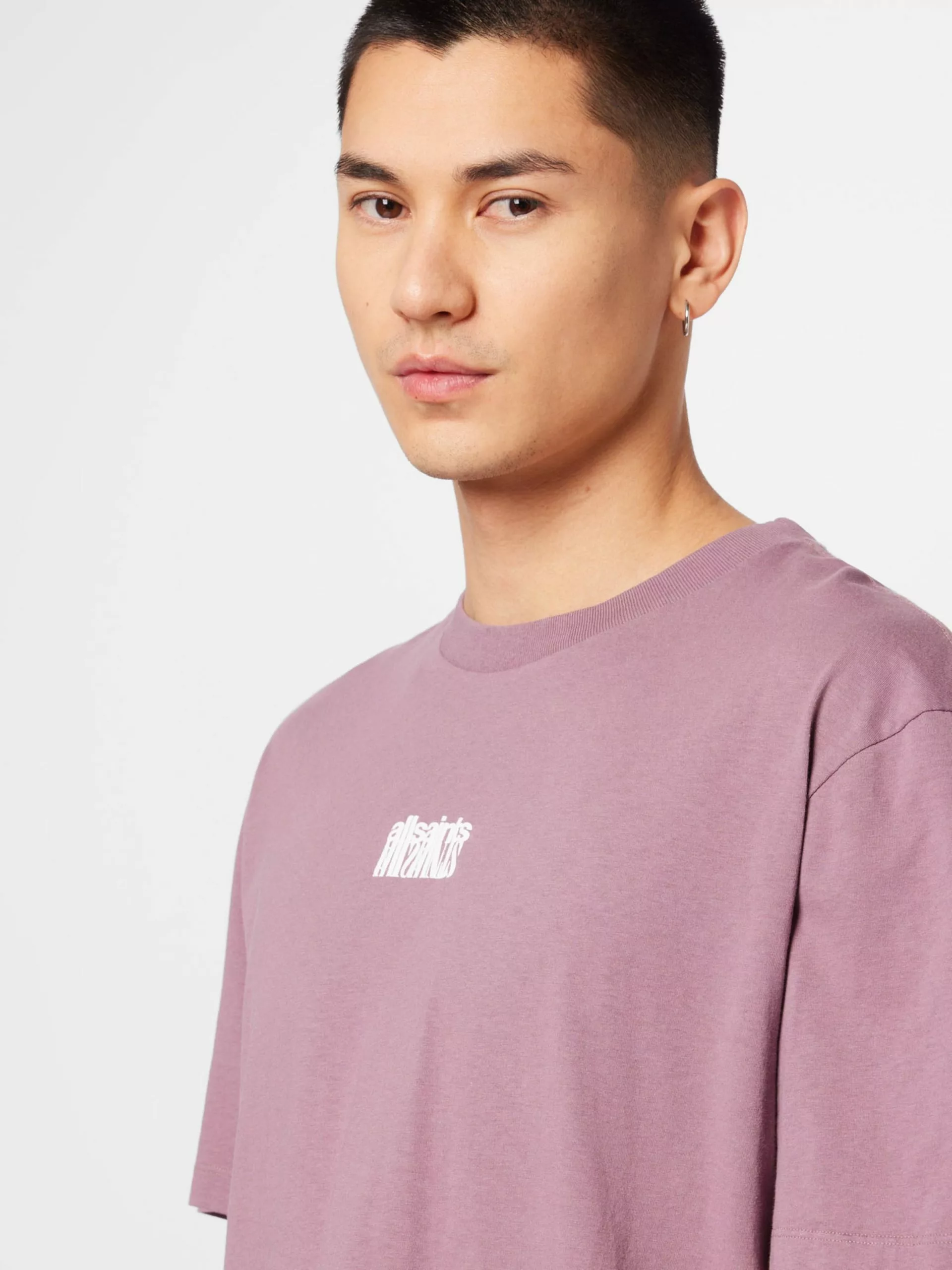 AllSaints T-shirts T-Shirt REFRACT Homme Violet 4 AllSaints T-shirts T-Shirt REFRACT Homme Violet – Image 2