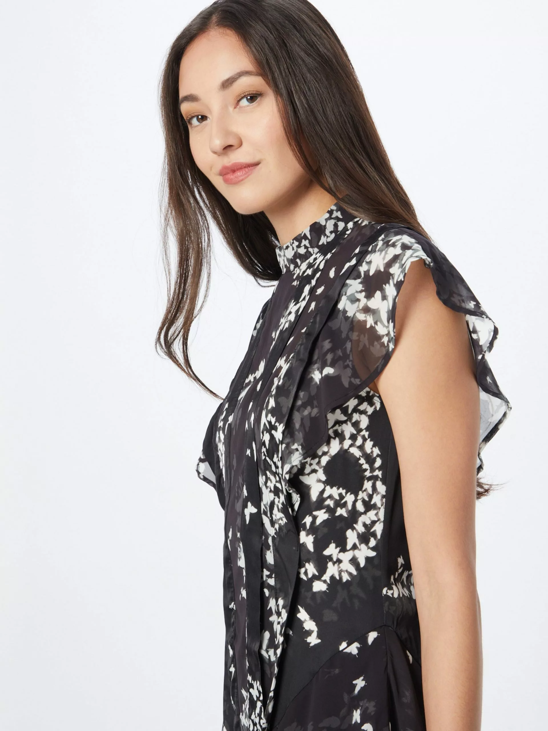 AllSaints Mini-robes Robe FLEUR ORSINO Femme Noir 4 AllSaints Mini-robes Robe FLEUR ORSINO Femme Noir – Image 2