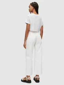 AllSaints Droits Regular Jean HAILEY Femme Blanc -AllSaints Magasin D'usine a7ebde5ab1cf9fb2d9cfaad295871ae8