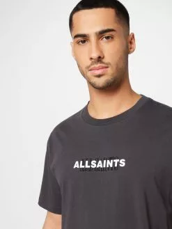 AllSaints T-shirts T-Shirt VEIL Homme Anthracite -AllSaints Magasin D'usine a97e05e00d9dbcc5faf3792f25f6c268