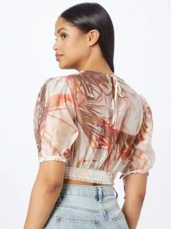 AllSaints Blouses à Manches Courtes Chemisier Astria Luar Femme Rose -AllSaints Magasin D'usine a992eb6d3ecb3fb5c33b306e94c2c206