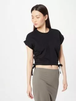 AllSaints T-shirts T-shirt MIRA Femme Noir -AllSaints Magasin D'usine a995ff56778c5f270c6e1649352dbe18