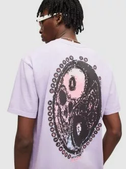 AllSaints T-shirts T-Shirt Homme Violet -AllSaints Magasin D'usine a9bc3760db55ca7272c1b392779fd6e9