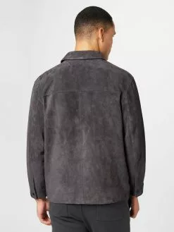 AllSaints Chemises Décontractées Coupe Regular Chemise EMLEY Homme Gris Foncé -AllSaints Magasin D'usine ad277c73c71fb1f3c0579a7dda1c6c76