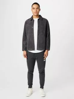 AllSaints Chemises Décontractées Coupe Regular Chemise EMLEY Homme Gris Foncé -AllSaints Magasin D'usine ad47083efcfd3ede96b2c7006ccc0017