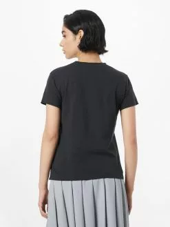 AllSaints T-shirts T-shirt GRACE Femme Noir / Noir Chiné -AllSaints Magasin D'usine ae26d3b5527dd634e40b5bad5f6678e6