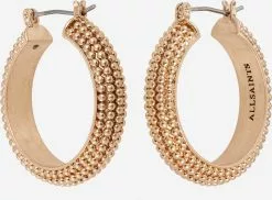 AllSaints Créoles Boucles Doreilles Femme Or