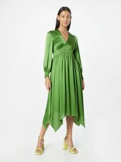 AllSaints Robes Midi Robe ESTELLE Femme Vert -AllSaints Magasin D'usine b62c4c5d0389cbc9fd9bf440724372ef