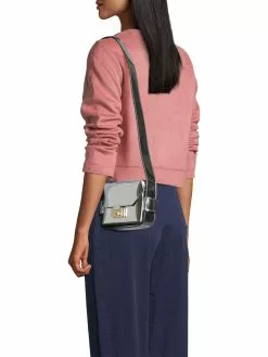 AllSaints Sacoches à Bandoulière Sac à Bandoulière FRANKIE Femme Argent -AllSaints Magasin D'usine b7af4e0d255cbb9efe0e0cae4a3ef1c3