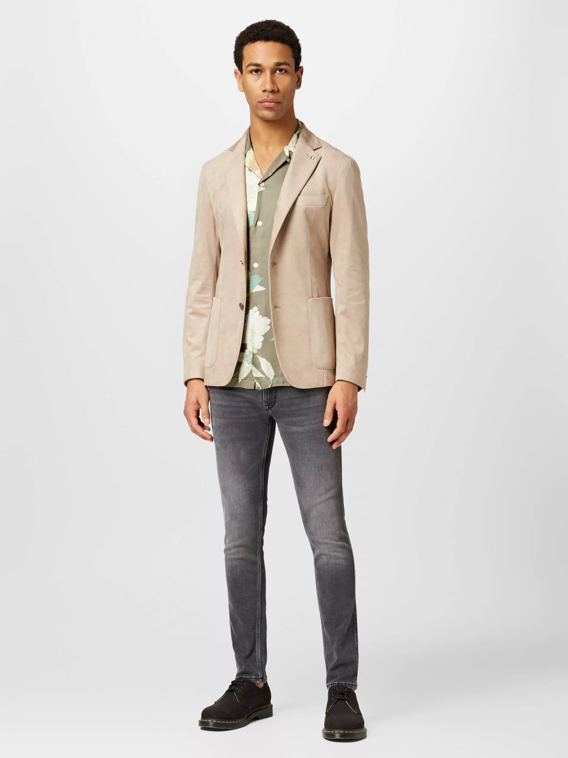 AllSaints Chemises Décontractées Coupe Regular Chemise ALAMEIN Homme Vert / Olive 7 AllSaints Chemises Décontractées Coupe Regular Chemise ALAMEIN Homme Vert / Olive – Image 5