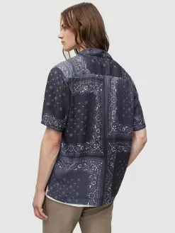 AllSaints Chemises Décontractées Coupe Regular Chemise TIKAL Homme Noir -AllSaints Magasin D'usine cbae6f0e76c9596832f8e23fa8b3bcee