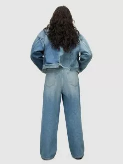 AllSaints Boyfriend Loosefit Jean ELLI Femme Bleu -AllSaints Magasin D'usine cc060741e96e6d34478aa82194d26669