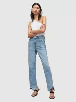 AllSaints Droits Regular Jean KYM Femme Bleu Clair -AllSaints Magasin D'usine cd13948746f423cc90c96a74cd755608