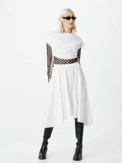 AllSaints T-shirts T-shirt MIRA Femme Blanc -AllSaints Magasin D'usine cd7214e38559b0a49e66b4a2a45ee85c