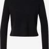 AllSaints Pulls Maille Fine Pull-over WICK Femme Noir -AllSaints Magasin D'usine cfb9a1ea6ad5a3f9077aaeeacf3be190