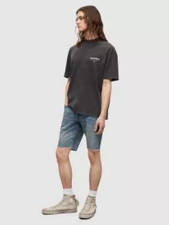 AllSaints Shorts En Jean Regular Jean SWITCH Homme Bleu -AllSaints Magasin D'usine cfe318594ba02c835286cfd2ea64ed2d