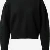 AllSaints Pulls Maille Fine Pull-over VIKA Femme Noir -AllSaints Magasin D'usine d0ecab7fe9dcaea16ca779bcc064ed4e