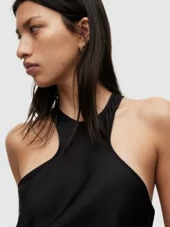 AllSaints Robes Longues Robe BETINA Femme Noir -AllSaints Magasin D'usine d27002316874739efdd85cb44261eac4