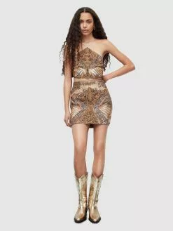 AllSaints Mini-jupes Jupe JAMILIA Femme Or 13 AllSaints Mini-jupes Jupe JAMILIA Femme Or -AllSaints Magasin D'usine d40a27b88c378a955b48aa0f5336ace2