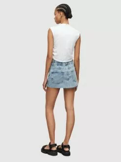 AllSaints Crop Tops Haut BETA Femme Blanc 10 AllSaints Crop Tops Haut BETA Femme Blanc -AllSaints Magasin D'usine d5ebb82bd5511f93a6faabd6a123b4d6