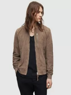 AllSaints Vestes En Cuir Veste Mi-saison Kemble Homme Marron -AllSaints Magasin D'usine d65181f0d7880da1df437128ac0de197