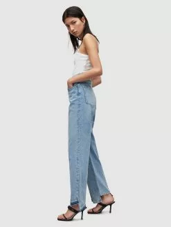 AllSaints Droits Regular Jean KYM Femme Bleu Clair -AllSaints Magasin D'usine dab82a7712a32cc5ad994640a4219713